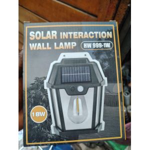 Solar Interaction Wall Lamp HW999-1W - 18W Waterproof Motion Sensor Outdoor LED Light