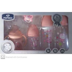 6-Piece Anti-Colic Baby Feeding Bottle Set. 