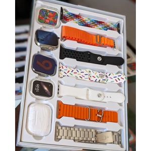 I60 Ultra Max Suit Smart Watch 2024 New Hot 10 In 1 In One Box 2.3inch Large Screen With 4 Strips Smartwatch Ultra