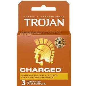 Trojan TROJAN™ CHARGED™ CONDOMS x3 