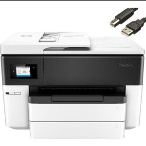 OfficeJet Pro 7740 is an all-in-one, wide-format inkjet printer capable of printing, scanning, copying, and faxing up to A3 (tabloid) size.