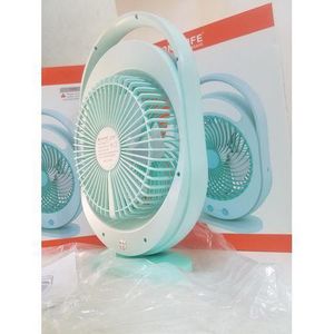 Kamisafe  Rechargeable LED Multi-Functional Table Fan –(7'Inches)