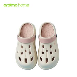 oraimo home Ripplestep Soft Comfort Meets Stylish Fashion Holes Shoes Beige 38-39