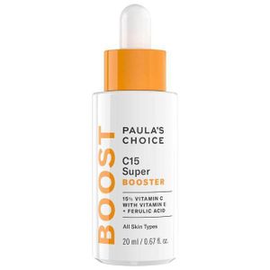C15 Vitamin C Super Booster Serum. Moisturizes, Brightens, Removes Discolorations, Dullness, Make Skin Radiant, Smooths, Clears Fine Lines, Wrinkles & Boosts Glow.