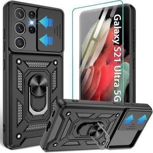 Samsung Case It Galaxy S21 Ultra Camera Protection Magnetic Ring Cover & Case