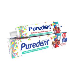Puredent Flouride Free Toothpaste for kids 65g ( 3pcs) 