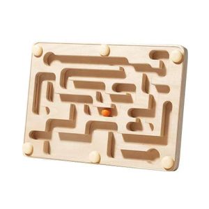 Labyrinth Board Games Wood Marble Maze Handcrafted Toys Balance Educational Toys Brain Teaser Puzzle for Boys and Girls Teens