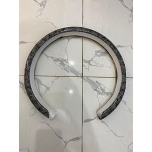 High Quality 5D Formica steering wheel grip -Grey