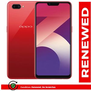 OPPO A3s Red  4+64GB 6.2" HD FullScreen Display 13MP + 2MP Dual Rear Camera 4230mAh Long-lasting Battery Fast Face Unlock