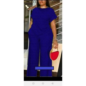 WOMEN TOP WITH PANT -BLUE
