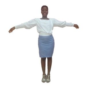 Scondy White Long Sleeve Blouse