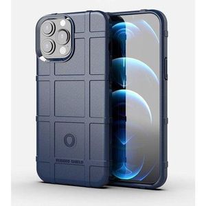 iPhone 16promax Rugged Shield Case -Blue