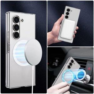 Galaxy Z Fold 7 Case with Magsafe Shockproof Protective Shell Transparent Clear Cases