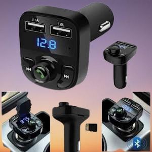 X8 Multifunction Wireless Bluetooth Car Mp3 Player With Digital Display Quick Smart Charger & Allow You Make And Receive Calls