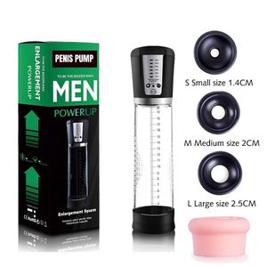 Rechargeable Automatic Vacuum Penis Pump Enlarger, Men Sex Toys,  Bigger, Longer, Thicker up Penis Enlargement - Penis Pump For Male, Erection Aid Penis Enlargement - Pump Penis Enlargers, Penis Pump, Vacuum Penis Pump for Enlargement