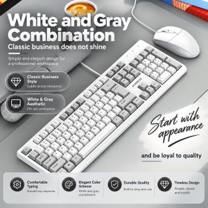 Office And Home Wired Keyboard For Desktop, MacBook, PC, Compact Wired Keyboard for Laptop/PC/Desktop, Office Computer Keyboard Laptop, Wired Keyboard, Professional Office Keyboard