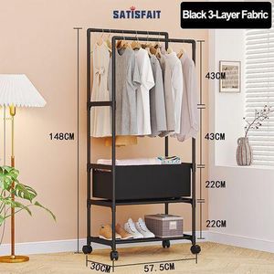 SATISFAIT SATISFAIT: Multi Functional Shoe, Hat And Clothing Rack