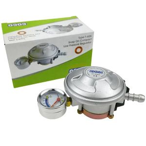 Metered Gas Regulator And Leak Detector For Gas Cylinders