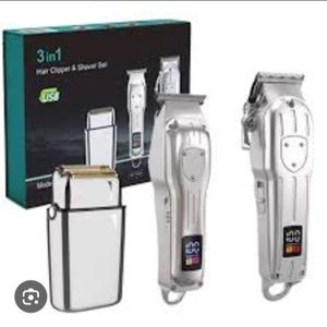 3 in 1  professional  hair clipper and shaver set , complete set.