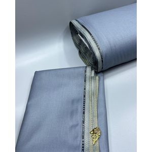 Quality Ash Grey Italian 7star Cashmere SuperWool Senator Fabric Material (No Accessories)
