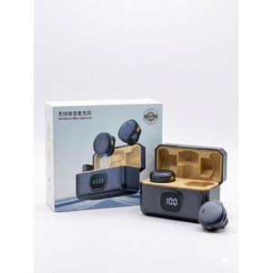 Wireless Lavalier Microphone with Charging Case - Professional Audio for Vlog & Content Creation