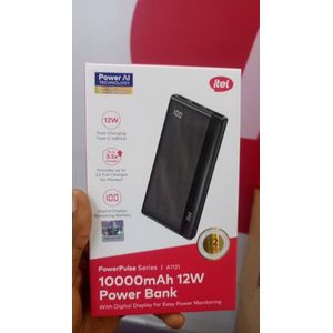 itel Power pulse A1121 Power-bank 10000mah 12w Fast Charging Type-c