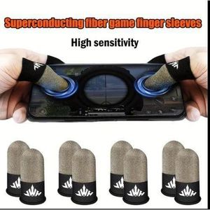 4pcs Mobile Gaming Finger Sleeves Thumb Gloves For Mobile Gaming - 4pcs