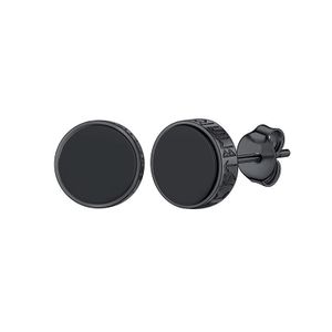 Black Studs Distinctive Nordic Viking Earrings 1pair
