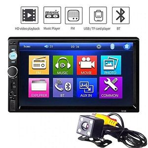 2 Din Car Video Player Car DVD 7 Inch Bluetooth FM Radio Car MP5 Player With Camera