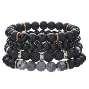 Natural Lava Stones Braided Bracelets