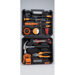 39-Piece Household Hand Tool Kit – Multi-Purpose Repair Tool Set with Storage Case