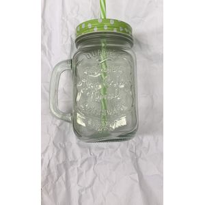 Transparent Glass Mug Mason Jar Shape Cute Coffee Cup 120ml Heat