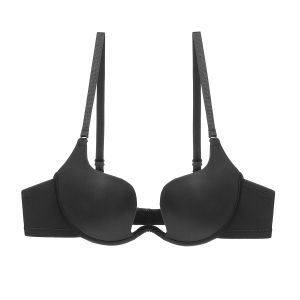 Push Up Bra Backless Women Bras Low Cut Sexy Plunge Brassiere Open