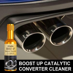 Automotive Catalytic Exhaust Converter Cleaner, Three-Way Catalytic Cleaner, Pipe Carbon Removal Cleaning Agent, No-Disassembly Exhaust Treatment - Catalytic Converter Cleaner & Exhaust Pipe Carbon Removal Auto Parts Engine Cleaner - 120ml