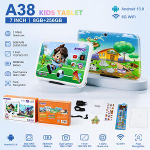 Atouch The New A38 7-inch Android 13 Tablet With 8GB + 256GB Storage And A Children's Learning System 3