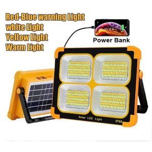 Solar Rechargeable Multi-Functional Light-Floodlight