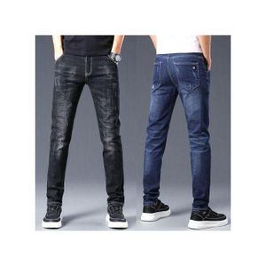 Best Smart STOCK Jeans For Men - Mixed Black & Mixed Blue