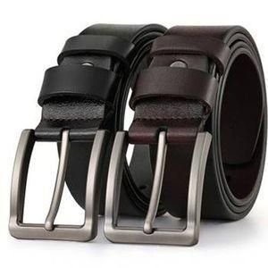 Ozy & Ozera Dinisiton 2 in 1 Mens Cow Leather Man Belt Strap black