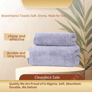  2026 new bath towel, Blue 70cm x 140cm Big bath towel 
