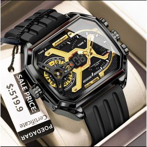 Executive & Portable Sophisticated Wristwatch For Rugged Men