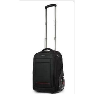  High Quality Well-Padded Business Casual Travel Trolley Laptop Bag -  Black