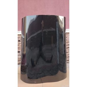 High Gloss Self-Adhesive Mirror Plain Black PVC Sheet (4ft × 9.5ft)