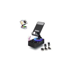 4 In 1 Portable Wireless Speaker, Power Bank & Phone Stand With Non-Slip Base