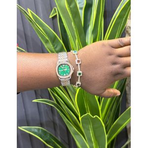 Chenxi Very Authentic & Superior Quality Ladies Silver/Rose Gold Chain Wristwatch (Comes With Carrier Bag/Manual/Warranty)