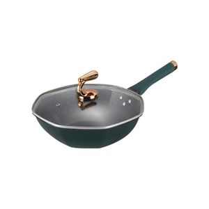 Octagonal frying pan