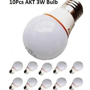 AKT 10Pcs AKT 3W LED Light Bulb - 90% Energy Saving Bulb