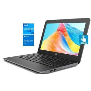 Hp  11 Pro G5 Touchscreen Intel Celeron 128GB SSD 4GB DDR4 RAM Windows 10 Pro + MOUSE & USB LIGHT FOR KEYBOARD