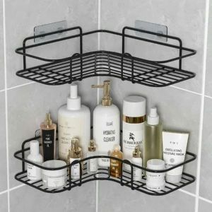 1pc Bathroom Shelf, Wall Hanging Toilet Storage Rack, Stainless