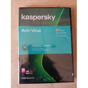 Kaspersky Anti-Virus 1+1 PCs - 1 Year License/2022 Version ...