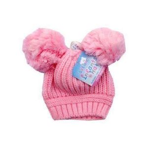 Cute Baby BABY POM POM KNITTED BEANIE CAP